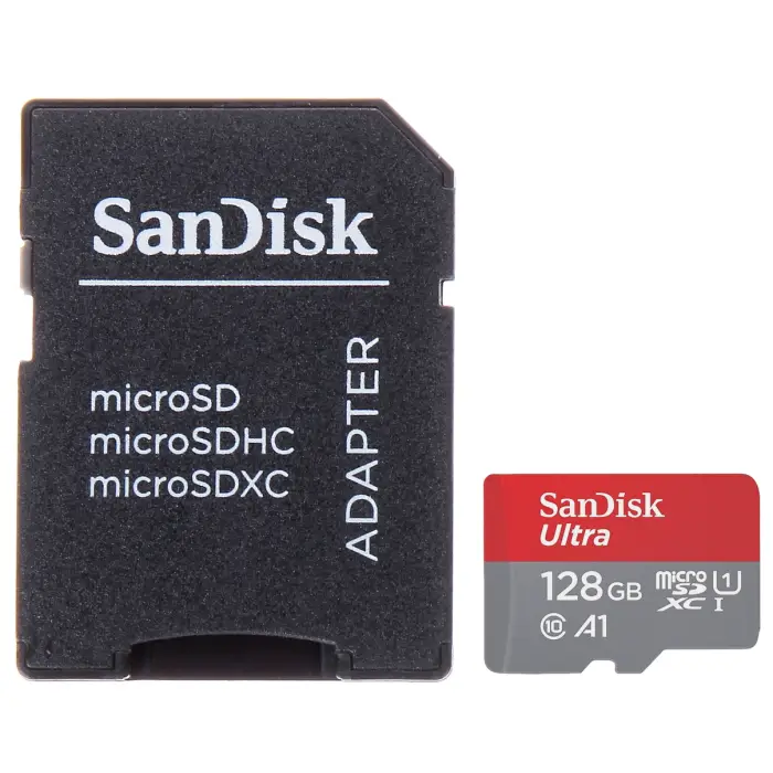 KARTA PAMIĘCI SD-MICRO-10/128-SAND microSD UHS-I, SDXC 128 GB SANDISK