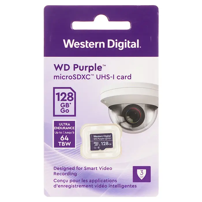 KARTA PAMIĘCI SD-MICRO-10/128-WD microSD UHS-I, SDXC 128 GB Western Digital