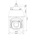 KAMERA IP SZYBKOOBROTOWA ZEWNĘTRZNA SD8A440-HNF-PA - 4 Mpx, 5.6 ... 223 mm DAHUA