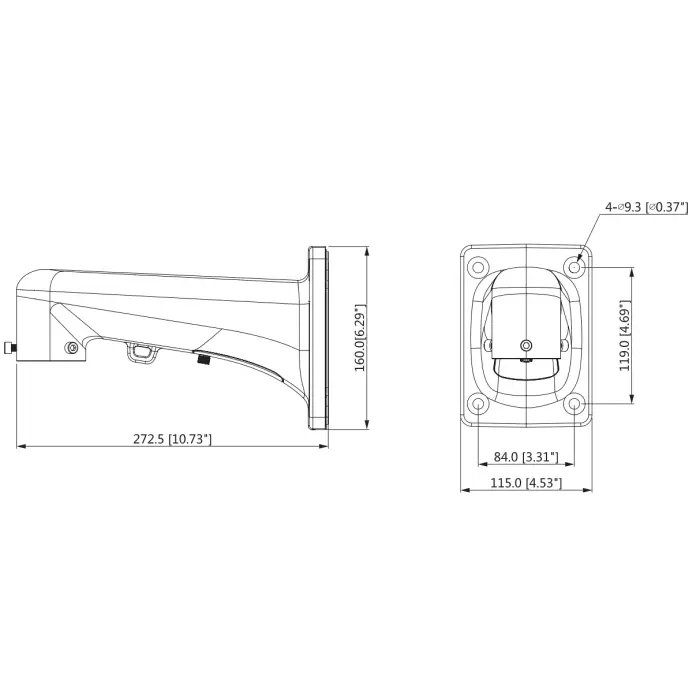 KAMERA IP SZYBKOOBROTOWA ZEWNĘTRZNA SD8A440-HNF-PA - 4 Mpx, 5.6 ... 223 mm DAHUA