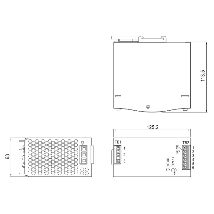 ZASILACZ IMPULSOWY SDR-240-24 MEAN WELL