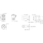 KAMERA IP OBROTOWA ZEWNĘTRZNA SDT3E410-8P-MB-A-PV1 PANORAMICZNA TiOC WizSense Smart Dual Light - 3.7 Mpx, 8 Mpx 4 ... 40 mm, 2 X 2.8 mm DAHUA