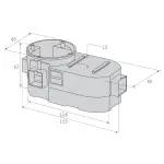 PUSZKA PODTYNKOWA PODWÓJNA SE-2X60-G SIMET