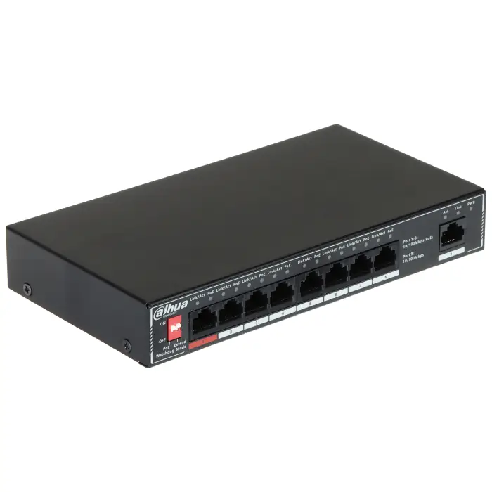 SWITCH POE SF1009P 8-PORTOWY DAHUA