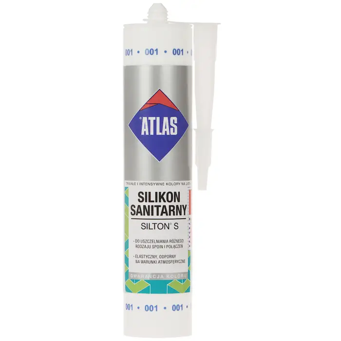 SILIKON SANITARNY SIL-S280-W/ATLAS SILTON S KARTUSZ 280 ml BIAŁY