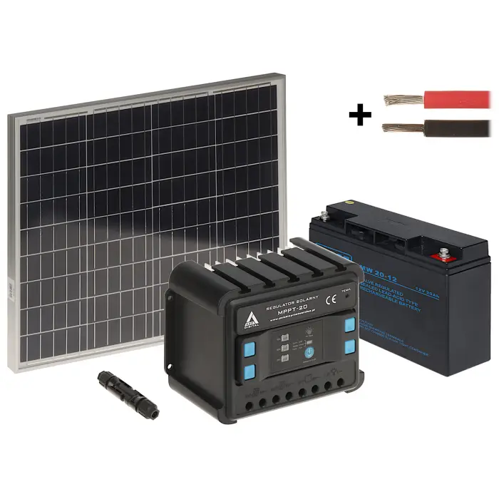 ZESTAW FOTOWOLTAICZNY SP-KIT-50/20/MPPT 135 Wh