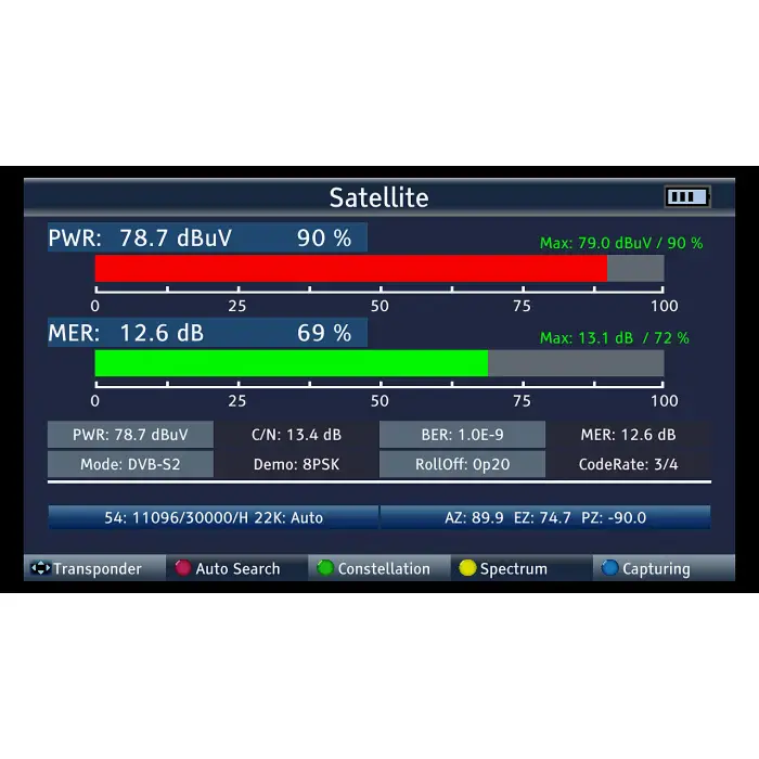 UNIWERSALNY MIERNIK ST-6986 DVB-T/T2 DVB-S/S2 DVB-C SIGNAL