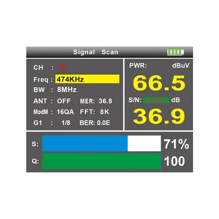 UNIWERSALNY MIERNIK STC-23 DVB-T/T2 DVB-S/S2 DVB-C Spacetronik