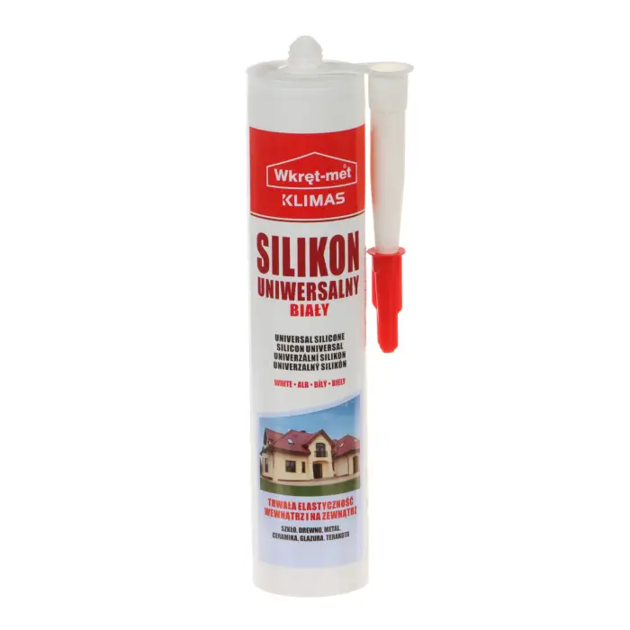 SILIKON UNIWERSALNY SUN-310-BI KARTUSZ 310 ml BIAŁY WKRĘT-MET KLIMAS