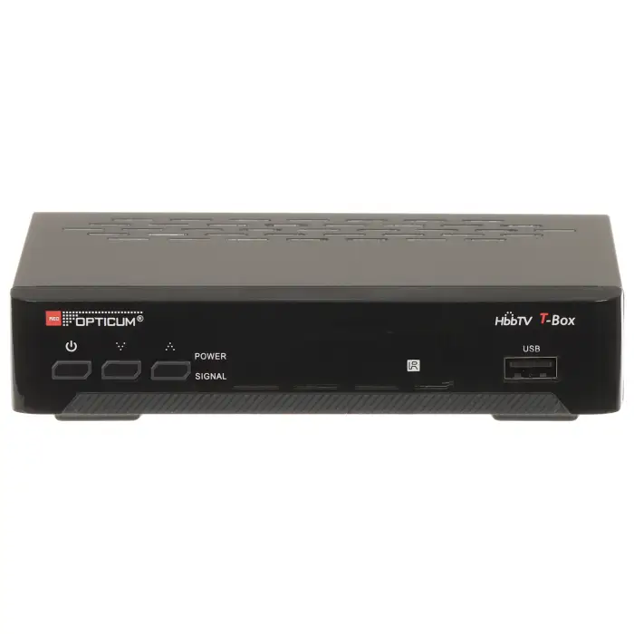 TUNER CYFROWY HD DVB-T/DVB-T2 T-BOX H.265/HEVC HbbTV OPTICUM