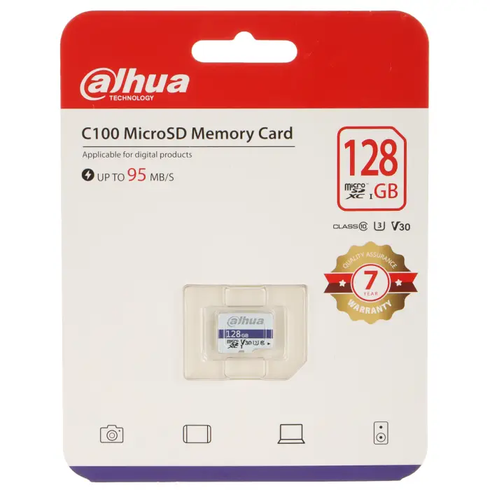 KARTA PAMIĘCI TF-C100/128GB microSD UHS-I, SDXC 128 GB DAHUA