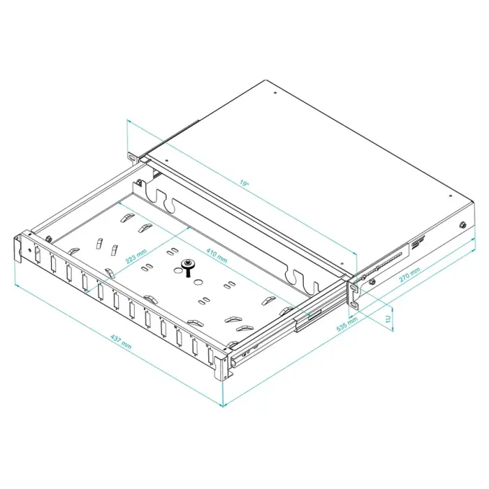 PRZEŁĄCZNICA ŚWIATŁOWODOWA TFDP-19-1U-12D-SC-B STALFLEX