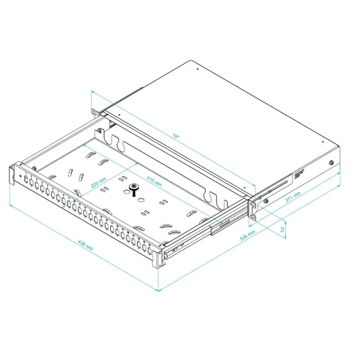 PRZEŁĄCZNICA ŚWIATŁOWODOWA TFSP-19-1U-24S-SC-B STALFLEX