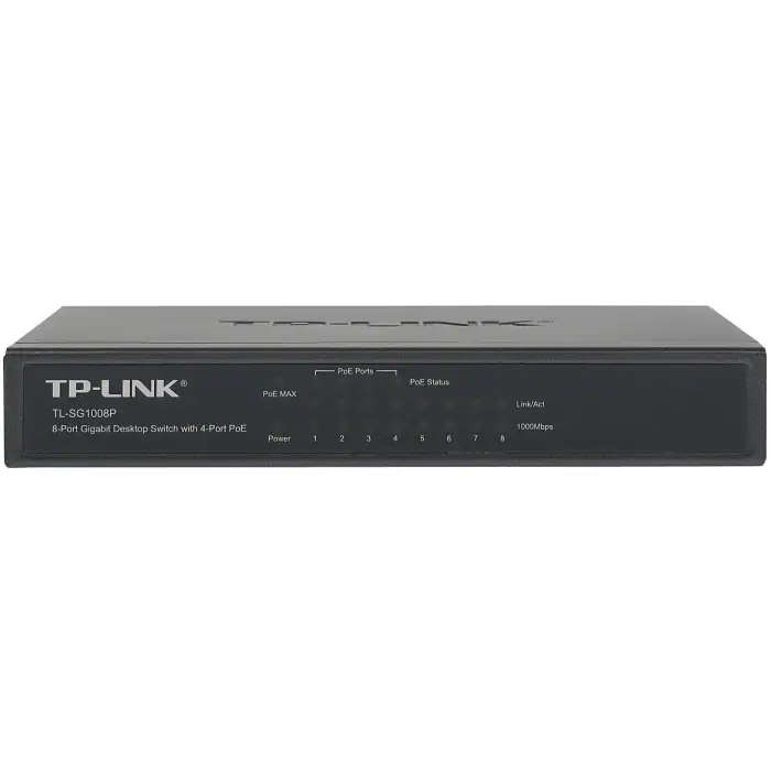 SWITCH POE TL-SG1008P 8-PORTOWY TP-LINK