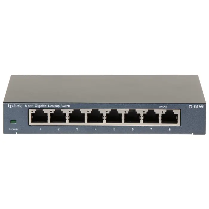 SWITCH TL-SG108 8-PORTOWY TP-LINK