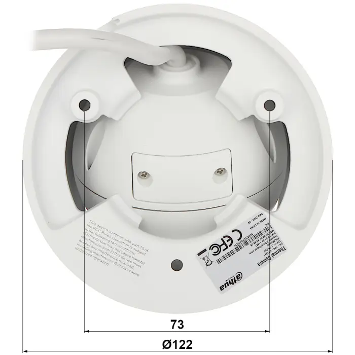 HYBRYDOWA KAMERA TERMOWIZYJNA IP TPC-DF1241-B3F4-S2 3.5 mm - 960p, 4 mm - 4 Mpx DAHUA