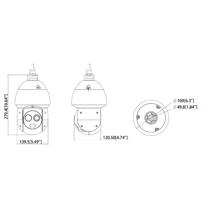 HYBRYDOWA KAMERA TERMOWIZYJNA IP TPC-SD2241-TB7F8-DW-S2 7 mm - 960p, - 4 Mpx 8 mm DAHUA