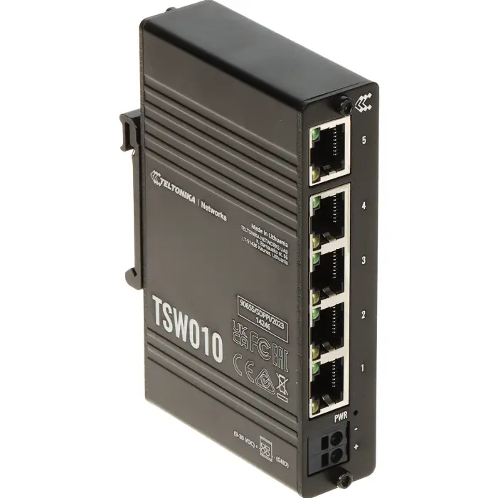 SWITCH PRZEMYSŁOWY TSW010 5-PORTOWY Teltonika