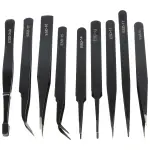 ZESTAW PĘSET PRECYZYJNYCH TWEEZERS-SET/1 9 SZT.