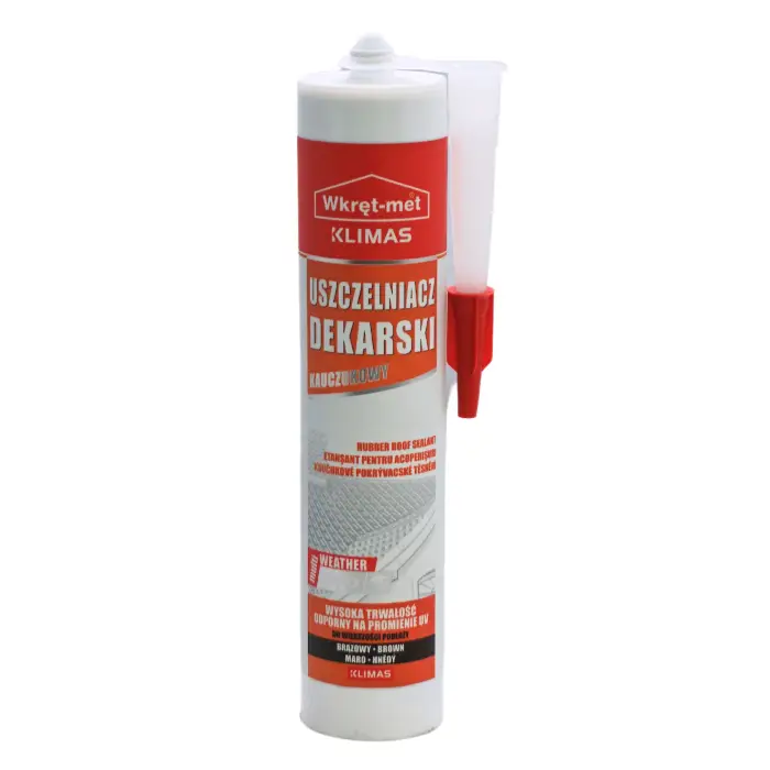 USZCZELNIACZ DEKARSKI UDK-310-BR KARTUSZ 310 ml BRĄZOWY WKRĘT-MET KLIMAS