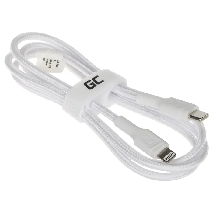 PRZEWÓD USB-C/LIGHTNING/1M/W-GC PowerStream 1 m Green Cell
