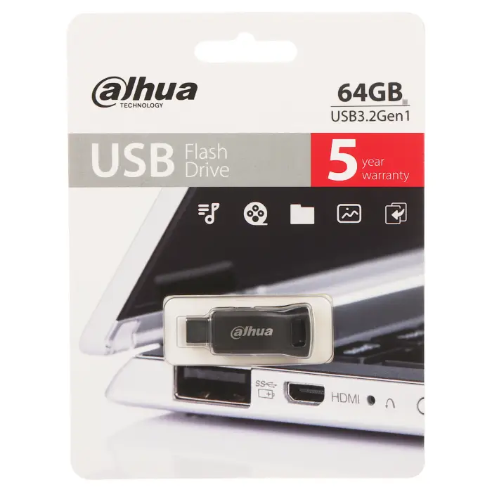 PENDRIVE USB-P639-32-64GB 64 GB USB 3.2 Gen 1 DAHUA