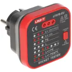 TESTER GNIAZD SIECIOWYCH Z FUNKCJĄ SPRAWDZANIA RCD UT-07B-EU UNI-T