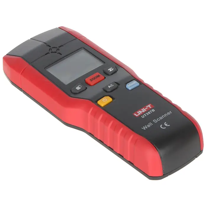 DETEKTOR PRZEWODÓW POD NAPIĘCIEM, METALU I DREWNA UT-387B UNI-T