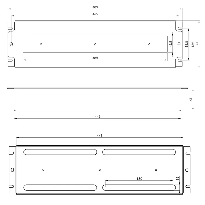 PANEL DYSTRYBUCJI NAPIĘĆ VDP19-3U-B