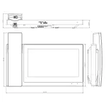 PANEL WEWNĘTRZNY IP VTH5421EW-H Wi-Fi / IP DAHUA