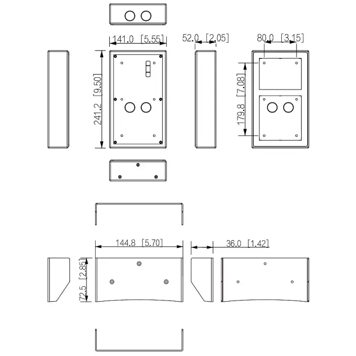 OBUDOWA NATYNKOWA VTM52R2 DAHUA