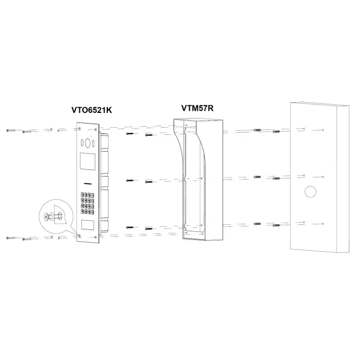 OBUDOWA NATYNKOWA VTM57R DAHUA