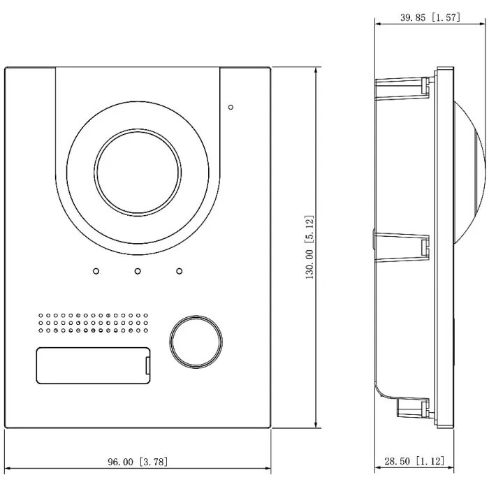 WIDEODOMOFON VTO2202F-P-S2 DAHUA