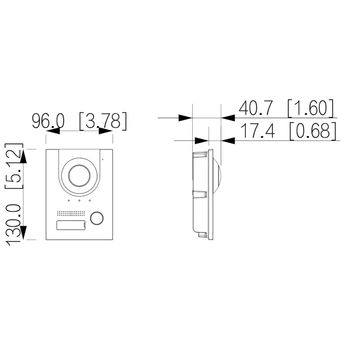 WIDEODOMOFON VTO2202F-P-S3 DAHUA