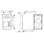 WIDEODOMOFON BEZPRZEWODOWY VTO3311Q-WP Wi-Fi / IP DAHUA