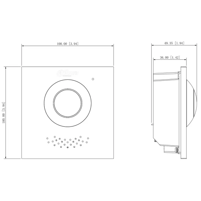 WIDEODOMOFON VTO4202F-P-S2 DAHUA