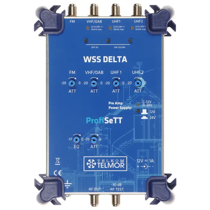 WZMACNIACZ WIELOZAKRESOWY WSS-DELTA ProfiSETT TELMOR