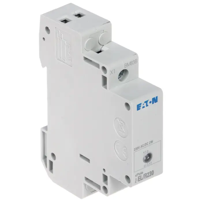 LAMPKA SYGNALIZACYJNA LED Z-EL/R230 DO MONTAŻU NA SZYNIE DIN (TS-35) EATON