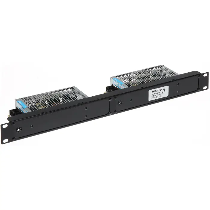 ZASILACZ RACK ZR12-100X2 2 x 12 V DC 2 x 8.5 A