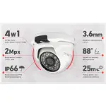 Zestaw do monitoringu 2 kamery FullHD, IR 25m, dysk 1TB