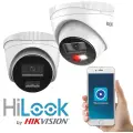 Kamera kopułkowa IP 4Mpx,IPCAM-T4-30DL 2.8mm, Mikrofon, Smart Hybrid Light - Hilook by Hikvision
