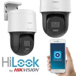 Kamera obrotowa IP 2Mpx PTZ-N2MP 2.8mm, Mikrofon, Dual Light, DarkFighter - Hilook by Hikvision