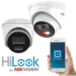 Kamera kopułkowa IP 4Mpx,IPCAM-T4-30DL 2.8mm, Mikrofon, Smart Hybrid Light - Hilook by Hikvision