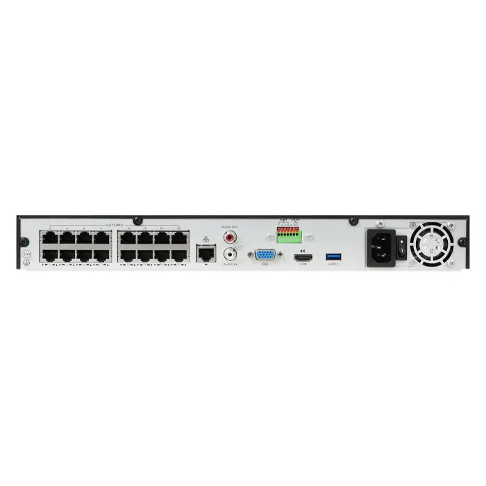 Rejestrator IP BCS-P-NVR1602-4KE-16P-II 16 kanałowy BCS