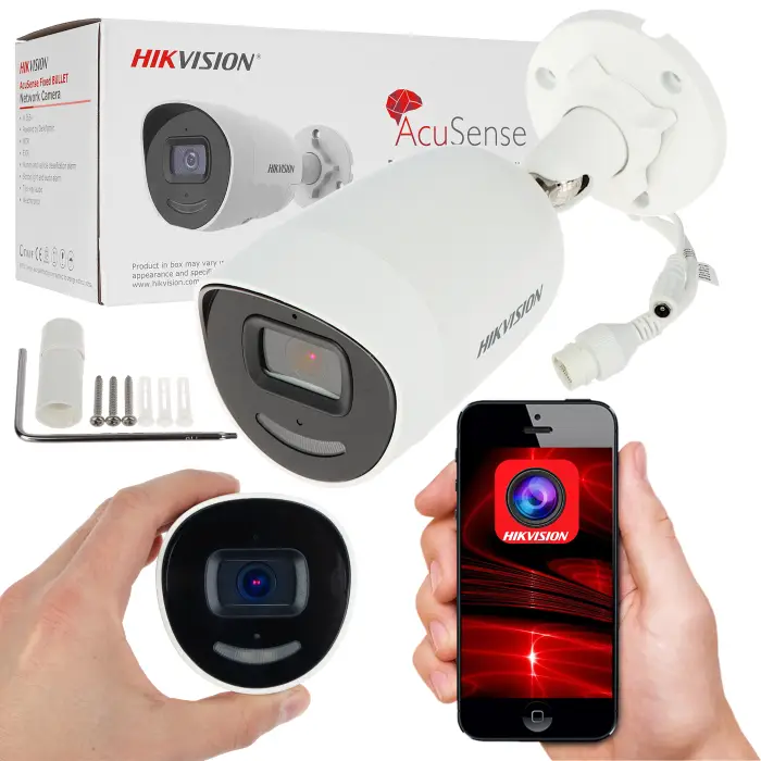 KAMERA IP DS-2CD2046G2-IU/SL(2.8MM)(C) ACUSENSE - 4 Mpx Hikvision