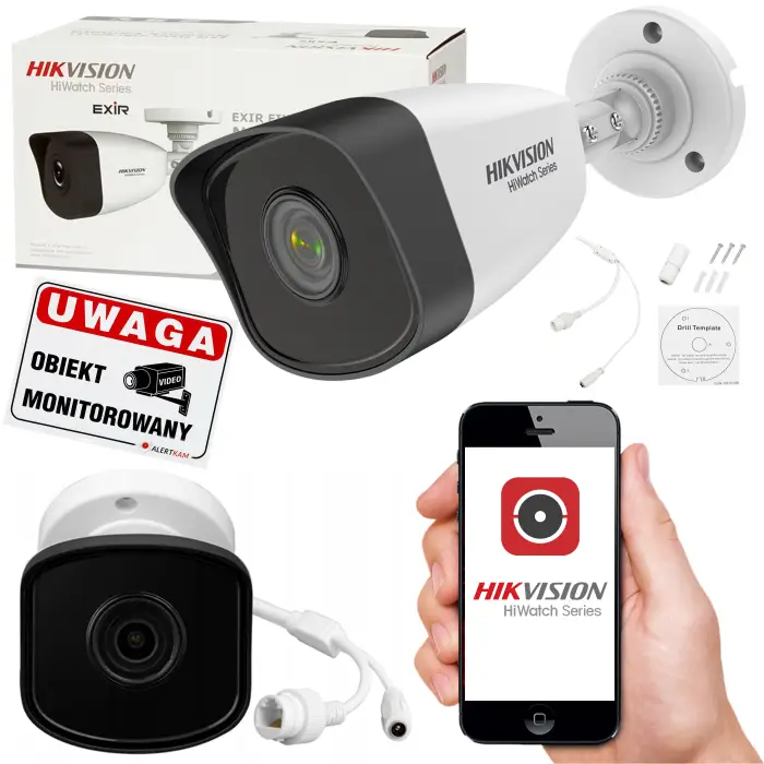 Kamera tubowa IP 4Mpx, HWI-B140H - Hikvsion Hiwatch